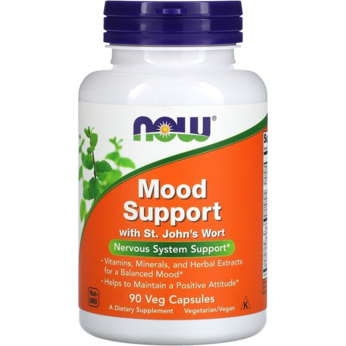 Поддержка Настроения NOW FOODS MOOD SUPPORT, 90 капсул NS3351